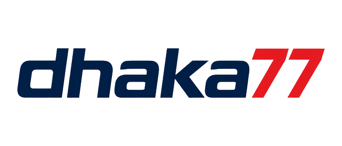 বাংলাদেশি ব্যবহারকারীদের জন্য dhaka77 লোগো